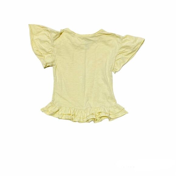 Yellow Ruffle Tee - Picture 3 of 3